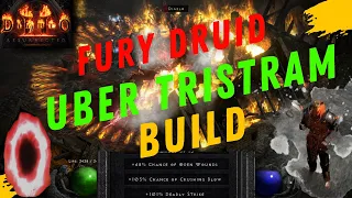 DIABLO 2 RESURRECTED FURY DRUID UBER TRISTRAM BUILD