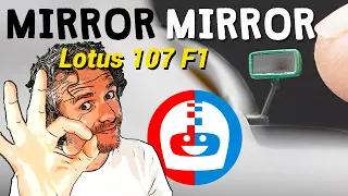 MIRROR MIRROR: Building Tamiya Lotus 107 Ford F1 Formula 1 model car of Mika Häkkinen 1/20 scale -#2