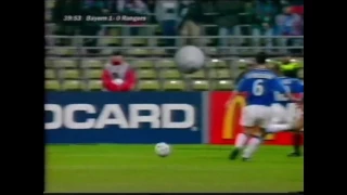 Oliver Kahn Amazing Save Vs Rangers F.C.  (  Champions League 1999)