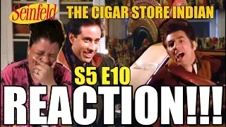 FIRST TIME WATCHING | SEINFELD S5 E10 "The Cigar Store Indian" | REACTION!!! 😂