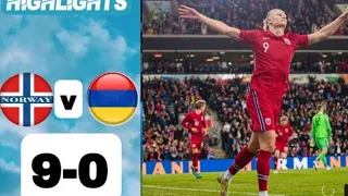 Norway vs Armeni 9-0 Highlights / world cup Qatar 2022 HD