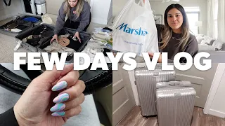 prepping for our road trip + pack with me + travel organization tips + marshalls haul