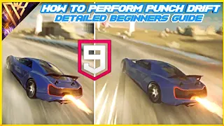 Asphalt 9 | How to Punch Drift | Detailed Beginners guide | Instructions guide