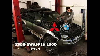 BMW 330d m57 L200 SWAP Part 1