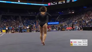 Katelyn Ohashi Floor UCLA vs Nebraska 2019