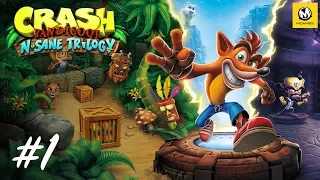 Crash Bandicoot (N. Sane Trilogy) – Часть 1 (полное прохождение с комментариями) [PS4]