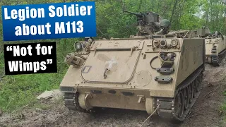 "Not for Wimps": Ukrainian Legion Soldier about M113