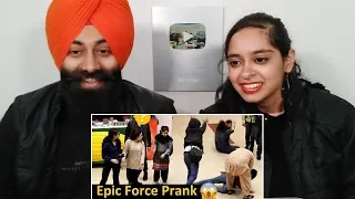 Indian Reaction on Epic Force Prank in Pakistan ft. Lahorified | PunjabiReel TV