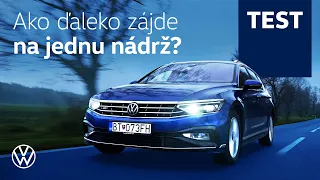 Ako ďaleko zájde 200-koňový Volkswagen Passat Variant na jednu nádrž?