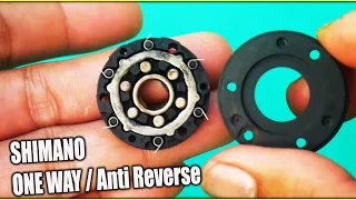 Detail Cara Bongkar Pasang Shimano Stradic Anti Reverse / One Way