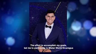 NICARAGUA, Jose PEREZ - Contestant Introduction (Mr World 2019)