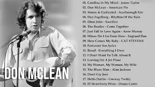 Folk Rock And Country Songs With Lyrics 💗 Dan Fogelberg, Don McLean, Cat Stevens, John Denver & more