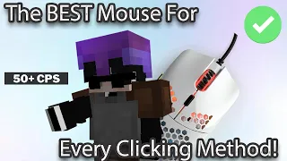 The BEST Mouse For Every Clicking Method In Minecraft (Drag Clicking, Butterfly Clicking, Jitter)