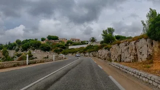 🇫🇷 Driving in CALANQUES NATIONAL PARK | Marseille - Cote d´Azur | France 4k 60 fps