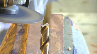 84 make an end mill or slot drill from a standard HSS drill  .