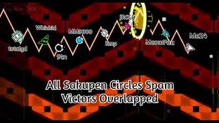 All Sakupen Circles Spam Victors Overlapped