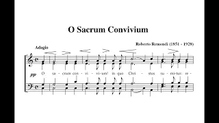 Remondi, Roberto (1851 - 1928) O Sacrum Convivium, Op.79 (1903).