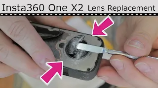 Changing the lens of the Insta360 One X2 | DIY lens swap