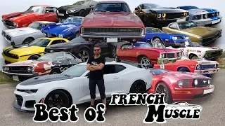 BEST OF FRENCH MUSCLE 1 AN ! - Muscle Car V8 sounds