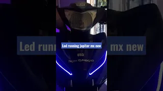 modifikasi led running jupiter mx 135