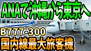 【ANA】沖縄から東京に帰ります！20年以上現役 国内線で一番大きい機材B777-300に搭乗！ 那覇市内からレンタカーで近場観光もしてきた！ ANAで沖縄旅行 - 後編 -