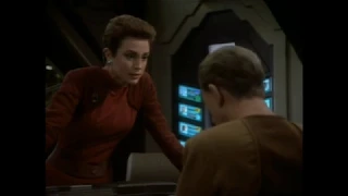 Star Trek DS9 S1- Odo & Kira Flirts she's Alien Infected