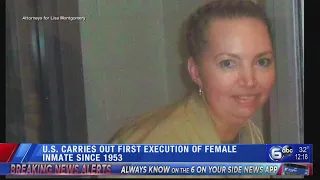 US carries out its 1st execution of female inmate since 1953