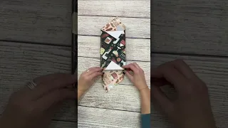 How to wrap a gift when the paper is cut to small