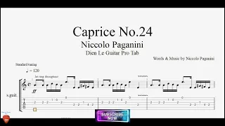 Caprice No.24 with Guitar TABs