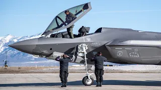 F-35A Lightning II Demo 2021 Reno Air Races by Beautiful Pilot