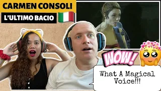 CARMEN CONSOLI - L' ULTIMO BACIO | REACTION! FIRST TIME TO HEAR HER AMAZING VOICE!🇮🇹