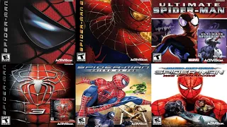 Todos os Spider Man de Playstation 2