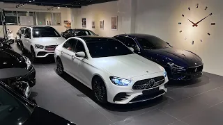 BENZ E350 蜻蜓方向盤 自動跟車 AMG 抬顯 電熱椅 環景 雷射頭燈 全景天窗 歐規