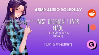 [ASMR Audio Roleplay] Best Decision I Ever Made [Friends to Lovers Romance] [Rain Sounds]