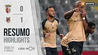 Highlights | Resumo: SC Braga 0-1 Santa Clara (Liga 20/21 #2)