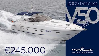 2005 Princess V50 'Place 2 Be' FOR SALE in Split, Croatia