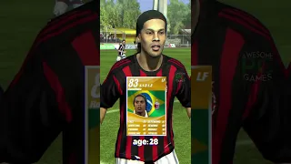 AC MILAN 15 years ago!⚫🔴(FIFA 09) #ronaldinho #kaka #nesta #shorts #milan #fifa #eafc24