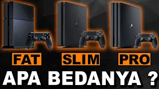Apa Perbedaan PS4 FAT SLIM dan PRO