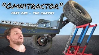 "Omnitractor" Omnidirectional Tractor Build part 1: Concept to Rolling Chassis