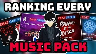 Ranking EVERY Music Pack in Beat Saber