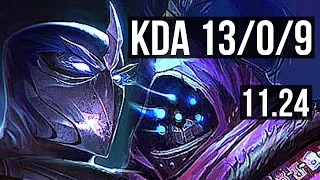 SHEN vs JAX (TOP) | 13/0/9, Legendary, 1.0M mastery | EUW Diamond | 11.24