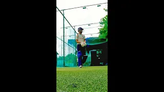 HARD HITTING in Bowling Machine Nets!🏏 Bat Sound😍 #shorts #cricketcardio