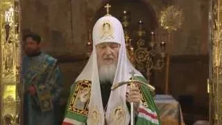 Проповедь Патриарха Кирилла в праздник Благовещения Пресвятой Богородицы