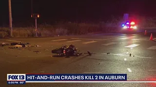 Auburn police investigating 2 deadly hit-and-runs from the same night | FOX 13 Seattle