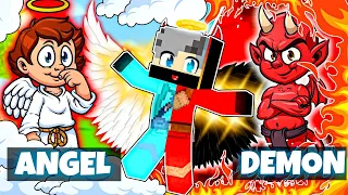 FOUND by the HALF DEMON AN HALF ANGEL FAMILY in Minecraft! (Hindi)