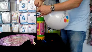 Bedinungsanleitung für Helium Einwegflascheflasche  mit 220 Liter Inhalt