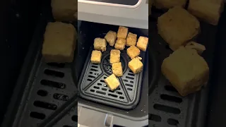 Air-Fried Crispy Tofu - recipe in description!