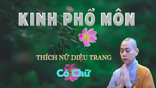 KINH PHỔ MÔN (Có Chữ). Thích Nữ Diệu Trang "Tụng Kinh Cầu An". HD - 2021 (Không Quãng Cáo)