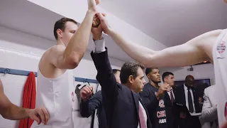 CSKA locker room after win against Valencia basket