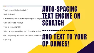 How To Make A Text Engine on Scratch Part 1 - The Basics